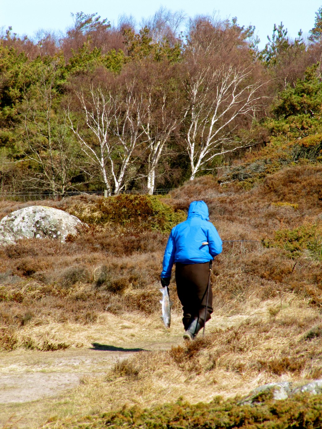 HJEMAD MED DEN FINE FANGST