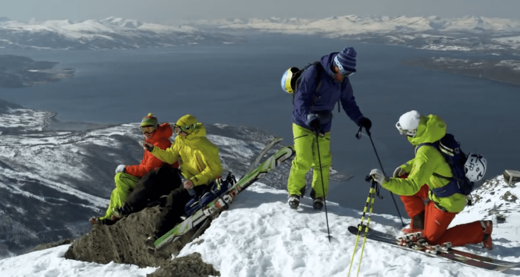 Skiing in Narvik