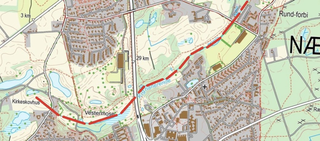 Kikhanerenden og Kirkeskov