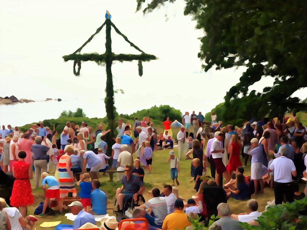 Midsommer, Haverdal, Sverige